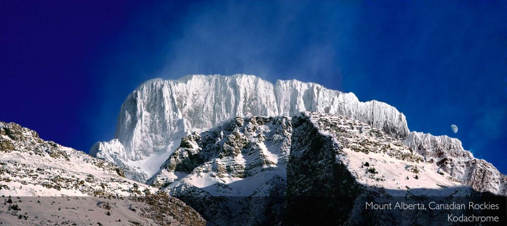 A Picture of Mount Alberta in the Canadian Rockies Picture of Mount Alberta in the Canadian Rockies