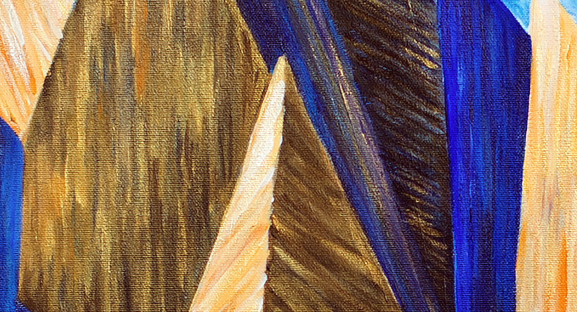 A detail of Mount Louis painting, Mount Louis in the Canadian Rockies A detail of Mount Louis painting, Mount Louis in the Canadian Rockies