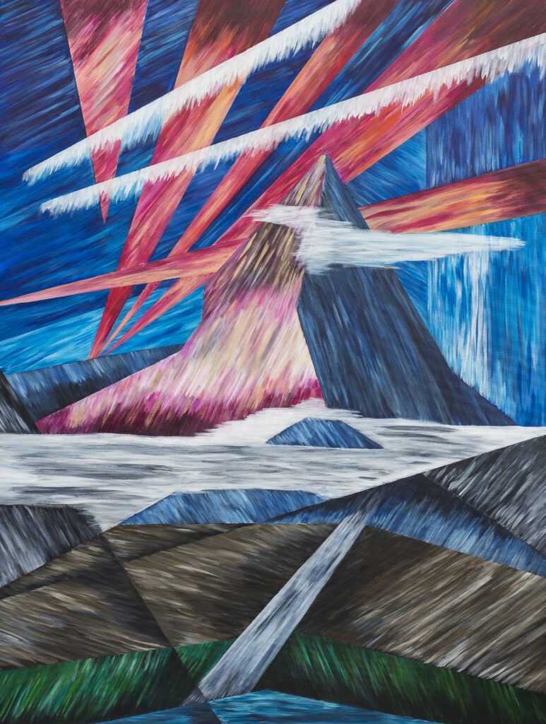 A Painting of Mount Assiniboine