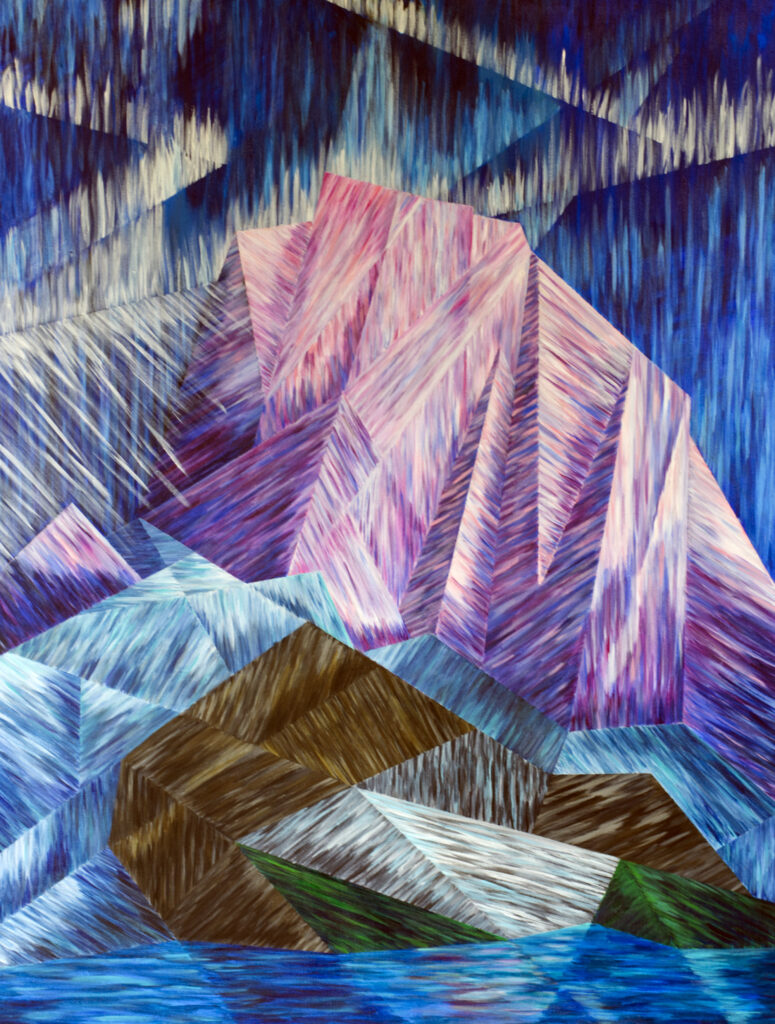 Mount Robson painting Mount Robson Painting